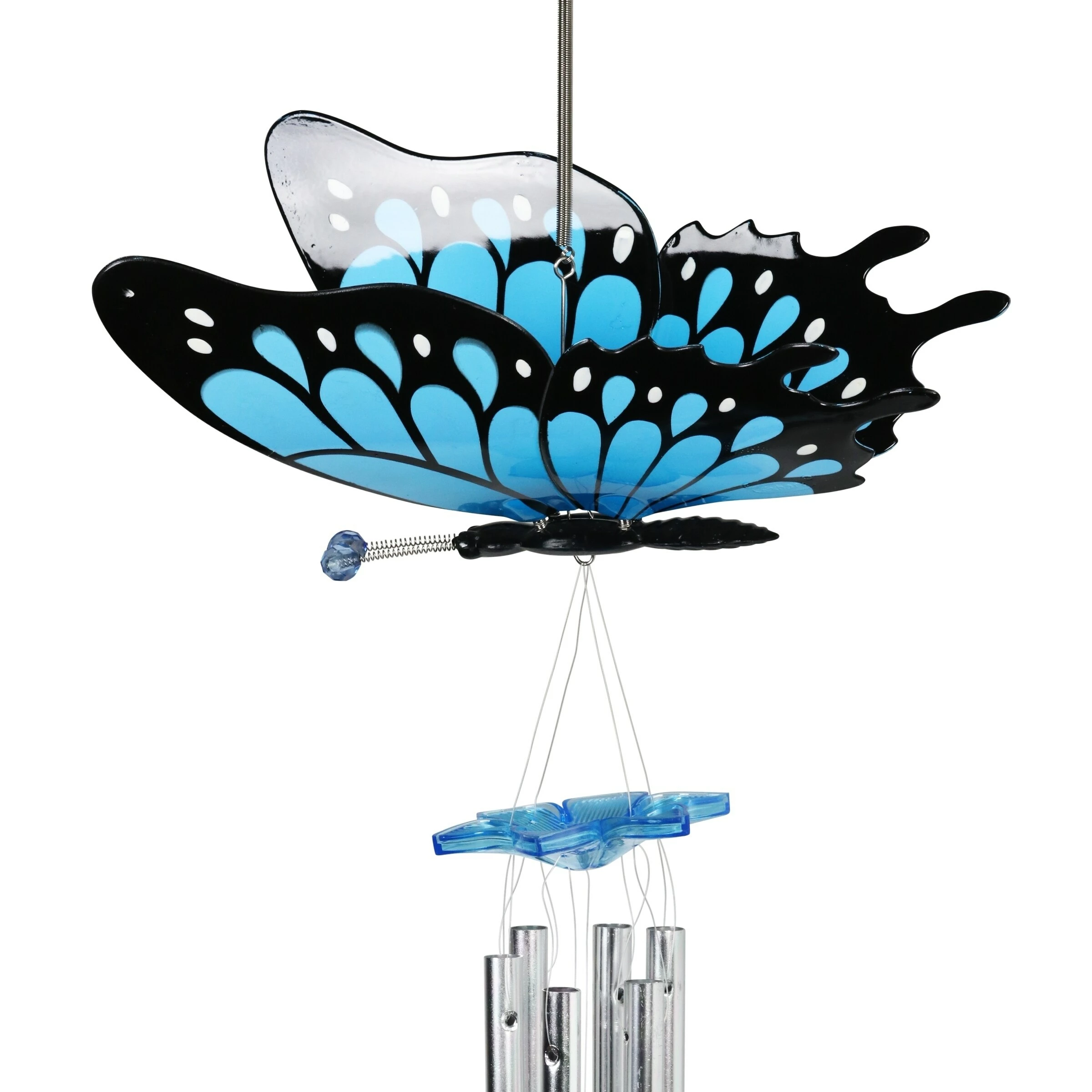 Promo π₯ Cheapest π₯° Exhart Large WindyWings Butterfly Wind Chime In Blue, 11 By 24 Inches π€© π₯° - Image 4