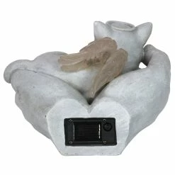 Best Sale 🤩 Hot Sale 😀 Exhart Cradled Solar Angel Cat Statue - 8.0" X 6.5" X 5.0" 😍 🔥 -Exhart Shop Cradled Solar Angel Cat Statue 8.0 x 6.5 x 5.0 53e20511 d751 4c7f 94a1 8807e607bd34