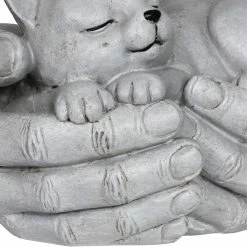 Best Sale 🤩 Hot Sale 😀 Exhart Cradled Solar Angel Cat Statue - 8.0" X 6.5" X 5.0" 😍 🔥 -Exhart Shop Cradled Solar Angel Cat Statue 8.0 x 6.5 x 5.0 fcb2c09e 5821 4fdb 87aa 9041e2c0b8c5