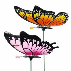 Wholesale 🌟 Coupon ❤️ Exhart 2pk Large WindyWings Butterfly Stakes, 11 Inch Wingspan ❤️ ✔️