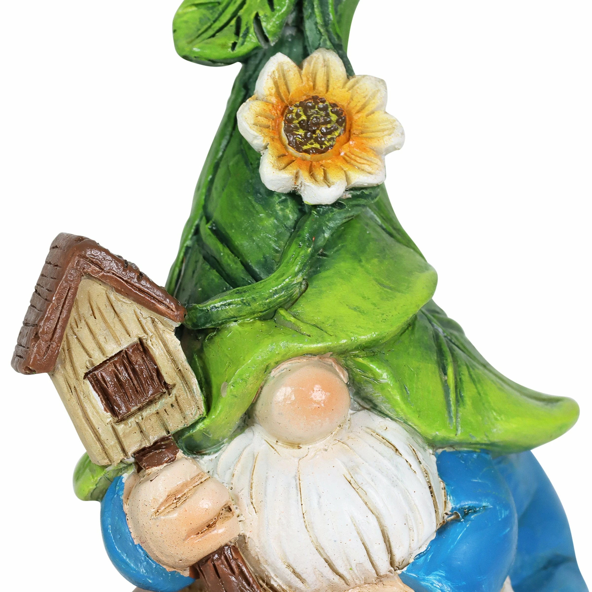 Cheap β New π― Exhart 3 Piece Set Of Leaf Hat Gnomes Sitting On Mushrooms Pot Stakes, 2 By 9 Inches π― β€οΈ - Image 6