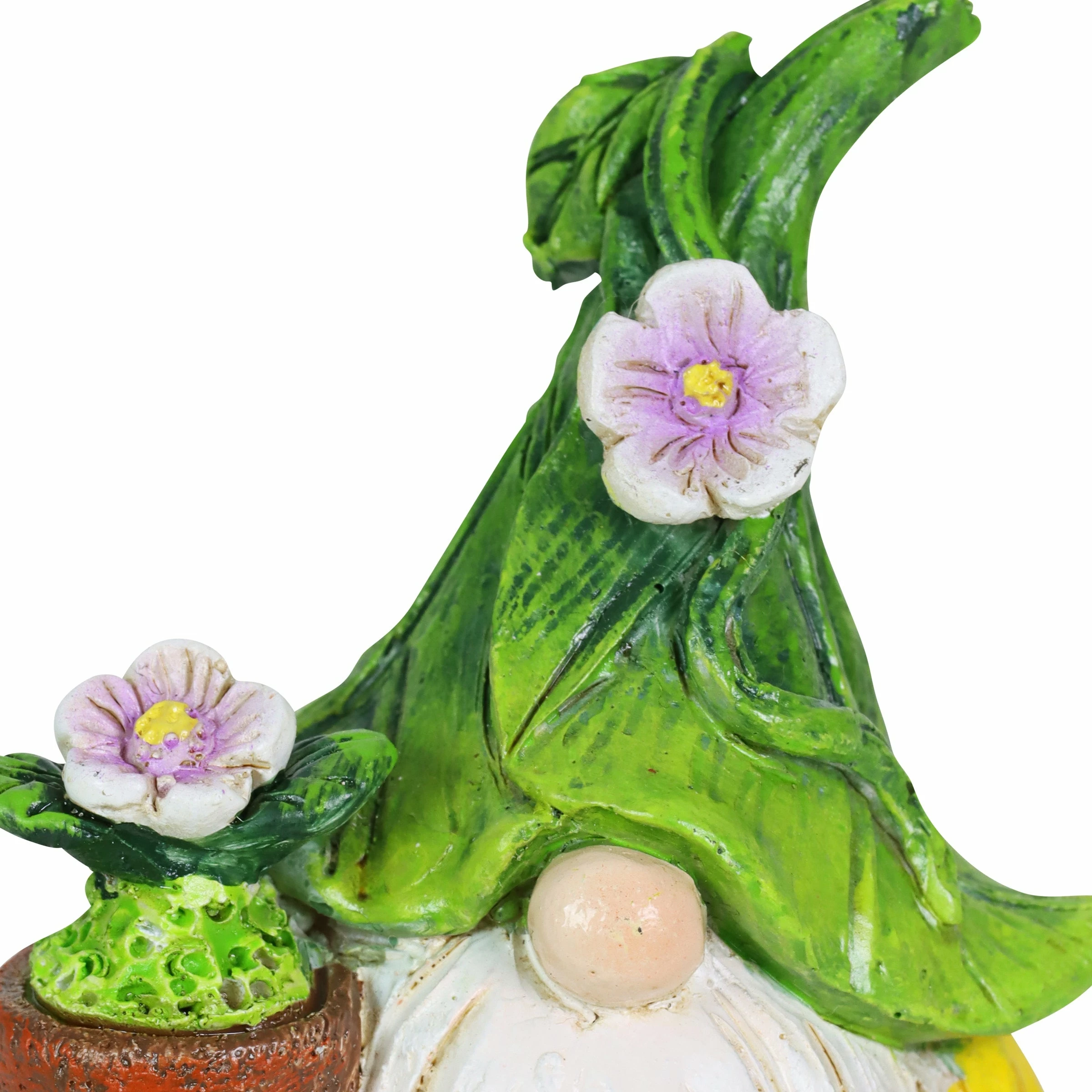 Cheap β New π― Exhart 3 Piece Set Of Leaf Hat Gnomes Sitting On Mushrooms Pot Stakes, 2 By 9 Inches π― β€οΈ - Image 7