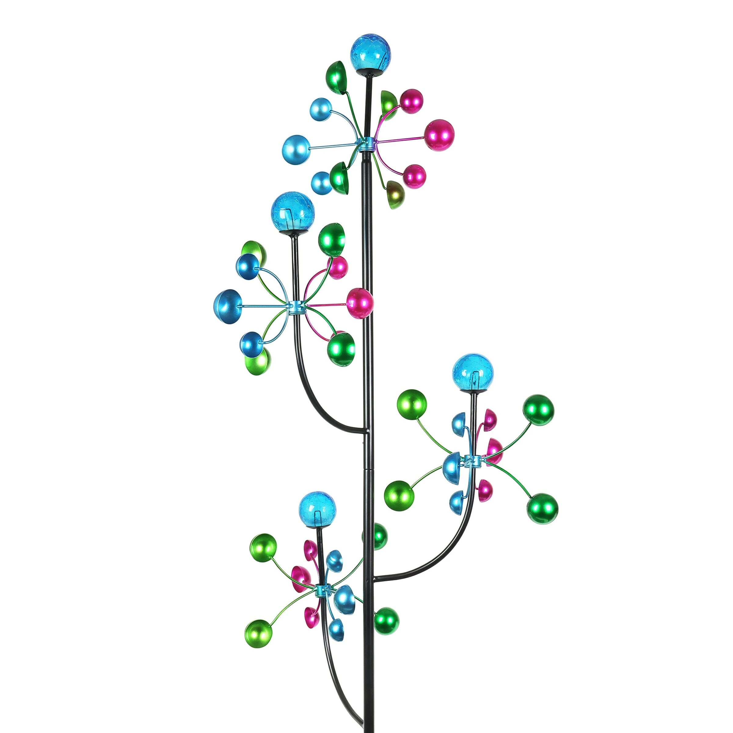 Coupon β€οΈ Coupon β€οΈ Exhart 4 Tier Metal Cup Kinetic Garden Spinner Stake, 21 By 74 Inches 𧨠π₯ - Image 6