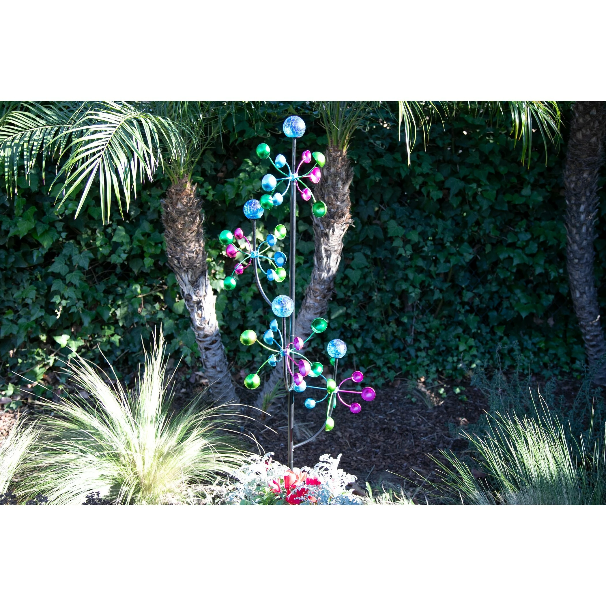 Coupon β€οΈ Coupon β€οΈ Exhart 4 Tier Metal Cup Kinetic Garden Spinner Stake, 21 By 74 Inches 𧨠π₯ - Image 8