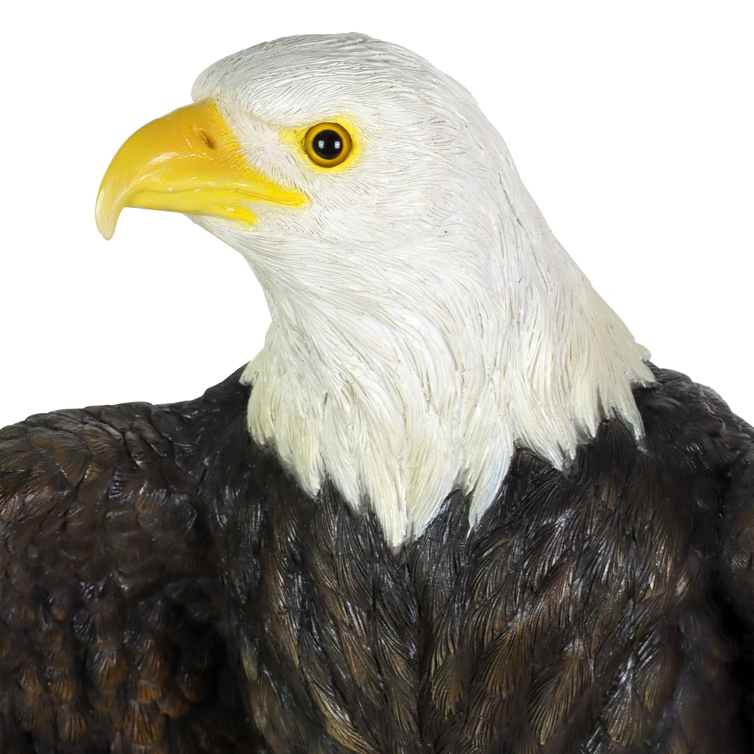 Cheapest π Hot Sale π Exhart Bald Eagle On A Log Statue, 10.5 By 19.5 Inches π π - Image 4