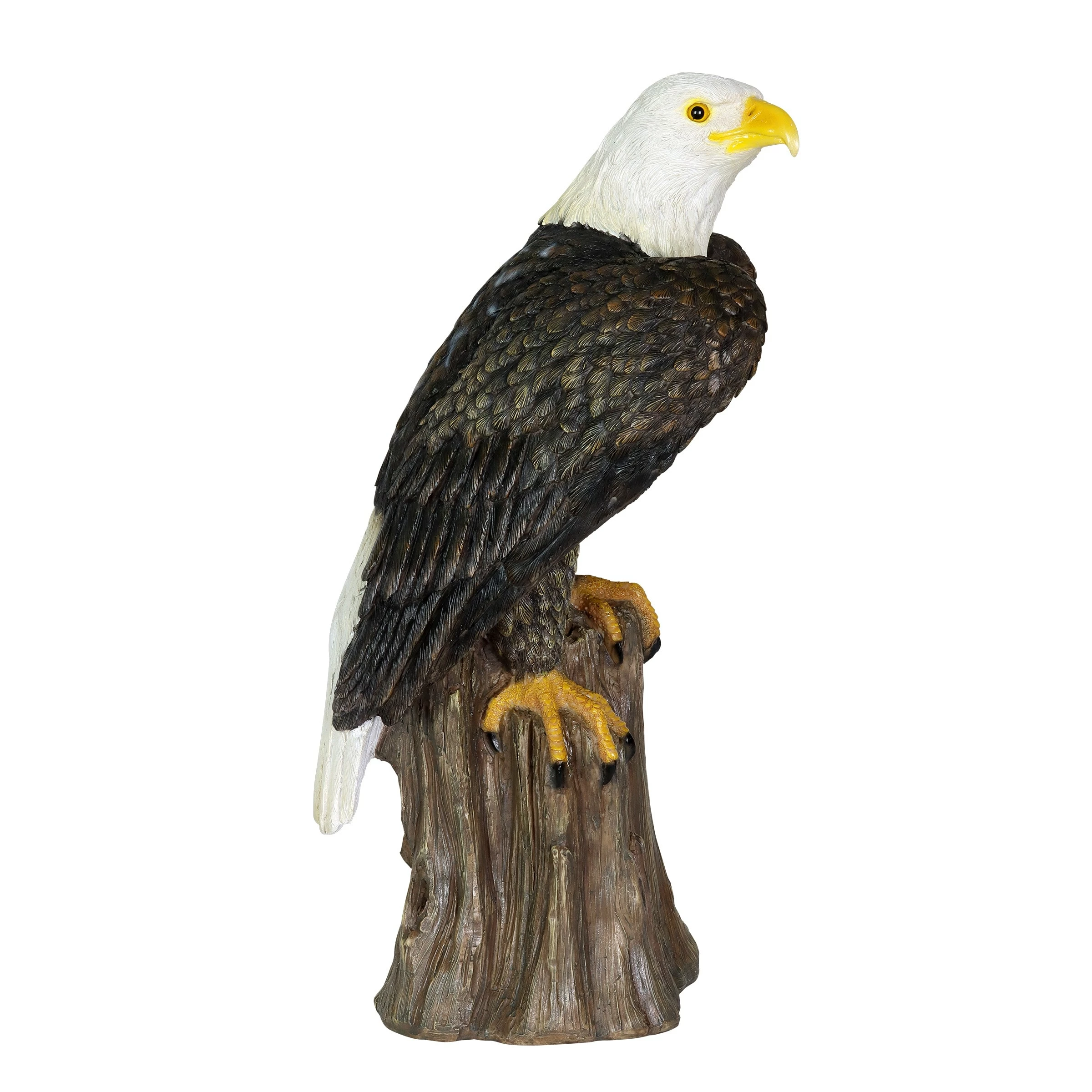 Cheapest π Hot Sale π Exhart Bald Eagle On A Log Statue, 10.5 By 19.5 Inches π π - Image 8