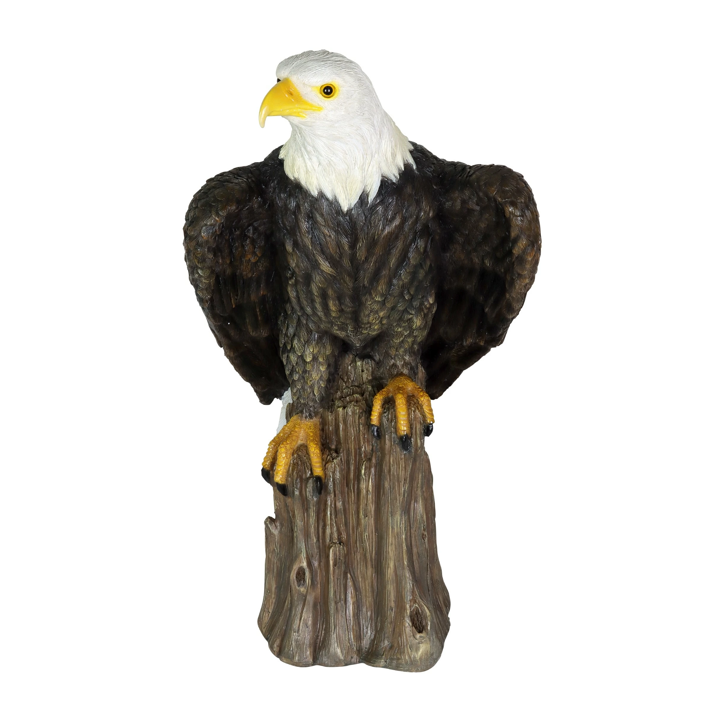 Cheapest π Hot Sale π Exhart Bald Eagle On A Log Statue, 10.5 By 19.5 Inches π π