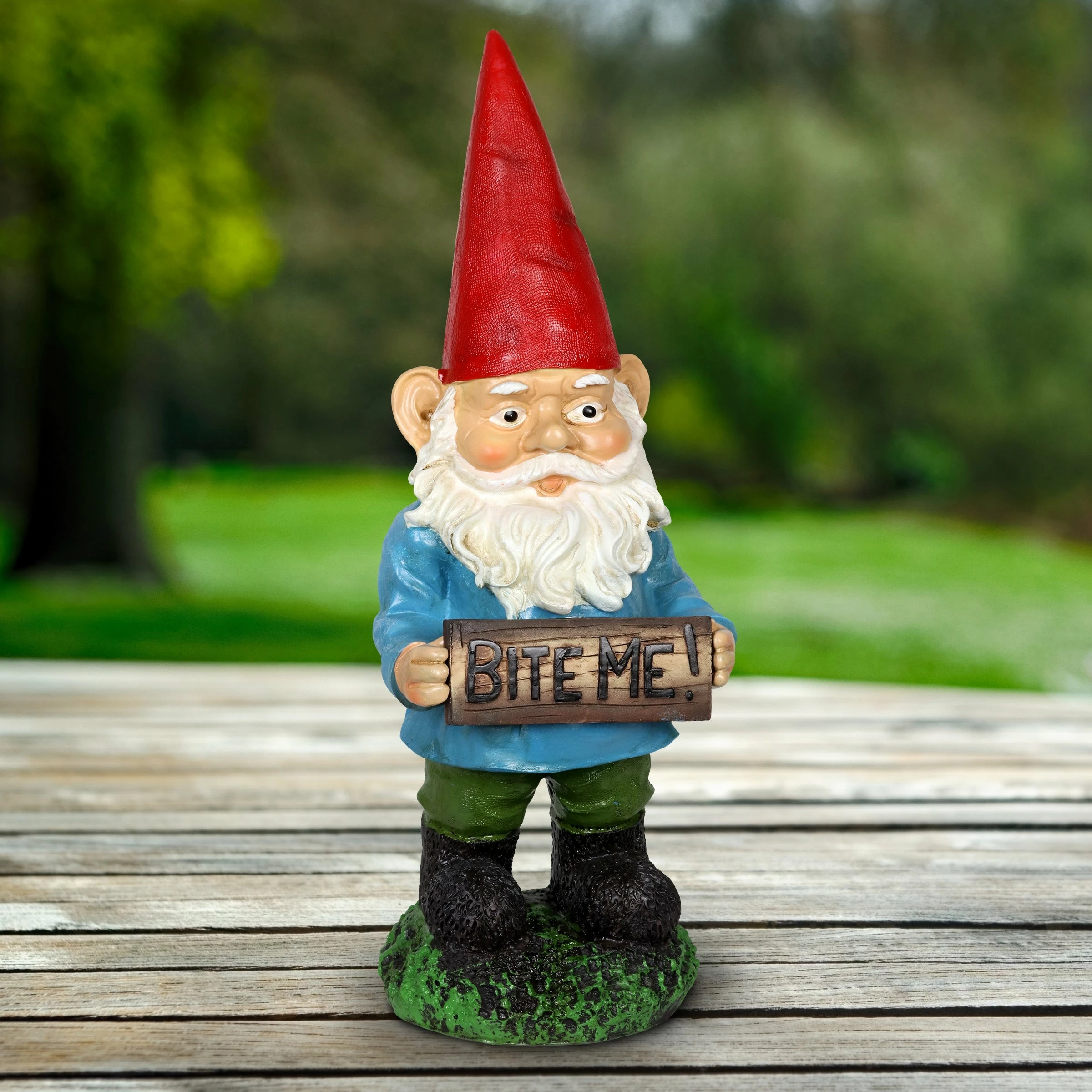 Brand new π Best Sale β€οΈ Exhart Bite Me Boris Gnome Statue, 13 Inch π€© π₯° - Image 7
