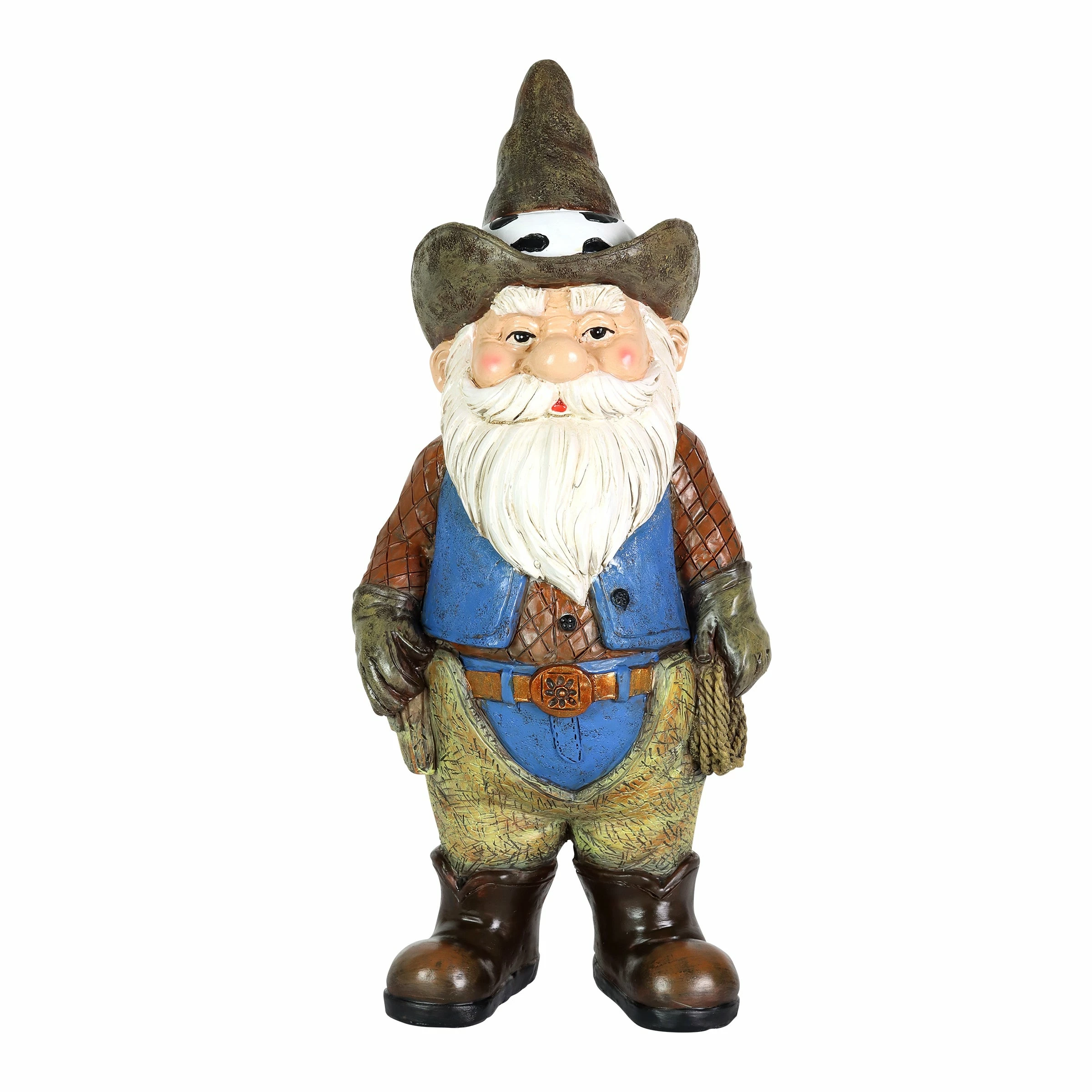 Promo 𧨠Wholesale π Exhart Bronco Billy Cowboy Gnome Garden Statue, 6 By 13.5 Inches π π