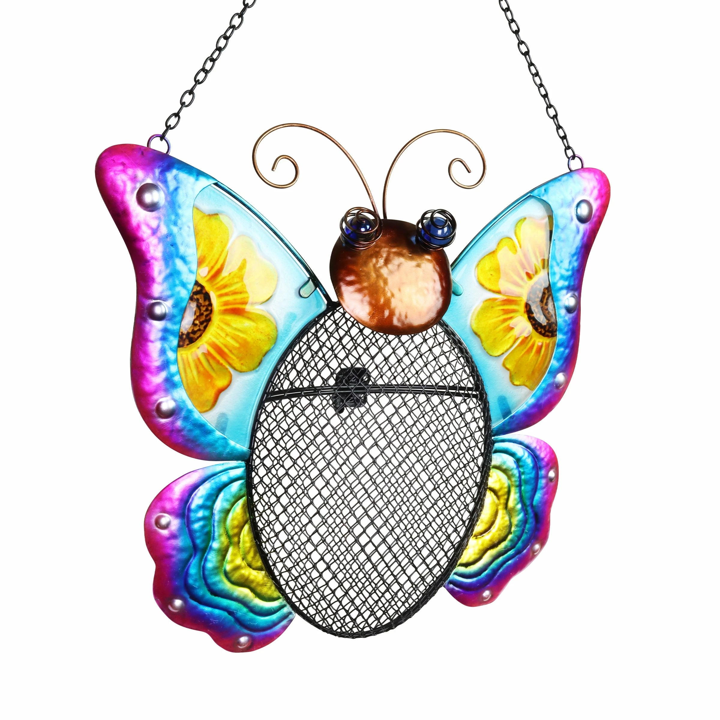 Cheapest π Outlet π Exhart Butterfly Bird Feeder With Metal Mesh Seed Basket, 12 By 19 Inches βοΈ π - Image 6