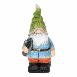 Deals 💯 Best Pirce 🥰 Exhart Can't See Wrinkled Hat Garden Gnome Statue With Spade, 17 Inch 👍 🌟