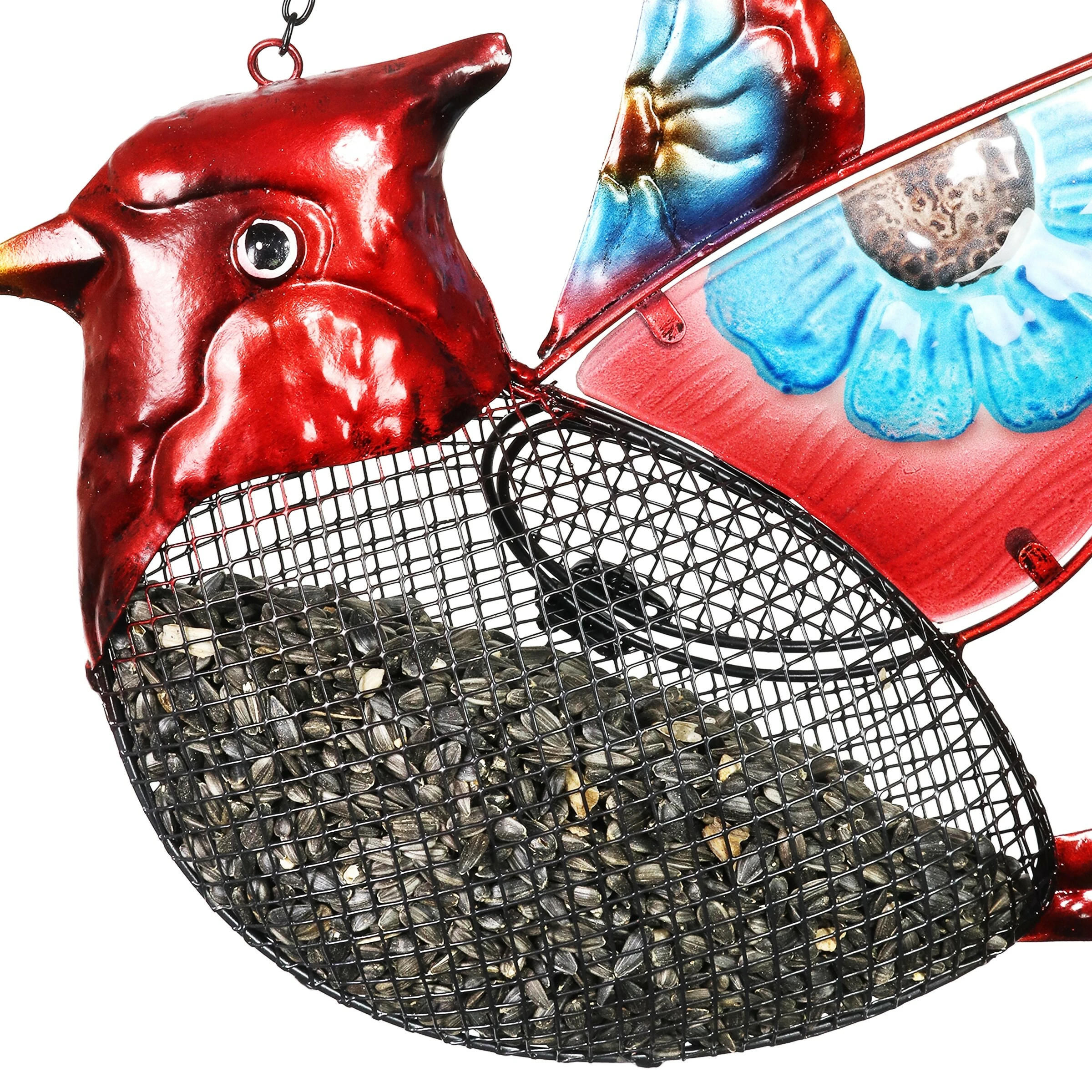Cheap π Cheap π₯ Exhart Cardinal Bird Feeder With Metal Mesh Seed Basket, 15 By 18 Inches β¨ π - Image 5