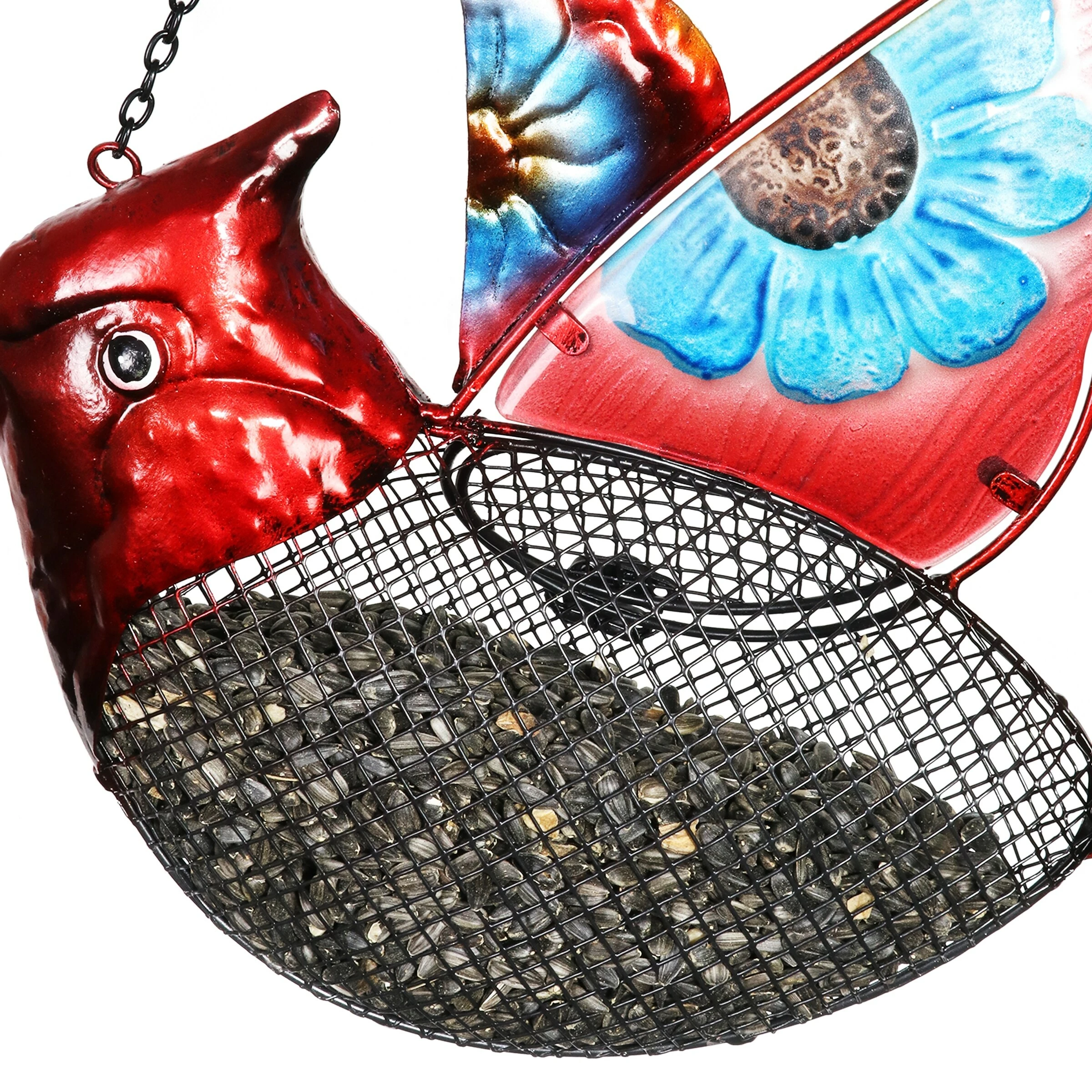 Cheap π Cheap π₯ Exhart Cardinal Bird Feeder With Metal Mesh Seed Basket, 15 By 18 Inches β¨ π - Image 7