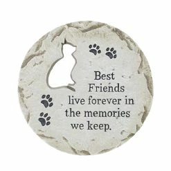 Cheap 😍 Cheap 🔥 Exhart Cat Memorial Resin Garden Stepping Stone Marker, 12 Inches 🌟 🤩