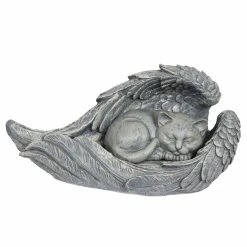 Best Sale ✨ Budget ⌛ Exhart Cat In Angel Wings Garden Statue, 14 By 6 Inches 🔔 ⌛