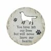 Buy 🎁 Flash Sale 🤩 Exhart 🦮 🐕 Dog Memorial Resin Garden Stepping Stone Marker, 12 Inches ⌛ ✨