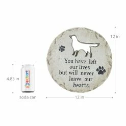 Buy 🎁 Flash Sale 🤩 Exhart 🦮 🐕 Dog Memorial Resin Garden Stepping Stone Marker, 12 Inches ⌛ ✨ -Exhart Shop Exhart Dog Memorial Cement Garden Stepping Stone Marker2C 12 Inches 2