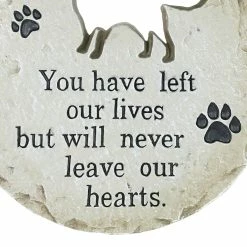 Buy 🎁 Flash Sale 🤩 Exhart 🦮 🐕 Dog Memorial Resin Garden Stepping Stone Marker, 12 Inches ⌛ ✨ -Exhart Shop Exhart Dog Memorial Cement Garden Stepping Stone Marker2C 12 Inches 3