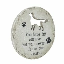 Buy 🎁 Flash Sale 🤩 Exhart 🦮 🐕 Dog Memorial Resin Garden Stepping Stone Marker, 12 Inches ⌛ ✨ -Exhart Shop Exhart Dog Memorial Cement Garden Stepping Stone Marker2C 12 Inches 5