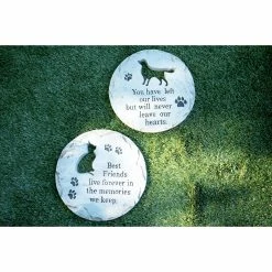 Buy 🎁 Flash Sale 🤩 Exhart 🦮 🐕 Dog Memorial Resin Garden Stepping Stone Marker, 12 Inches ⌛ ✨ -Exhart Shop Exhart Dog Memorial Cement Garden Stepping Stone Marker2C 12 Inches 8