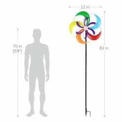 Deals β¨ New π€© Exhart Double Spinning Pinwheel Wind Spinner Garden Stake, 22 By 83 Inches π π₯ 13 Deals β¨ New π€© Exhart Double Spinning Pinwheel Wind Spinner Garden Stake, 22 By 83 Inches π π₯ -Exhart Shop Exhart Double Spinning Pinwheel Wind Spinner Garden Stake2C 22 by 83 Inches 2