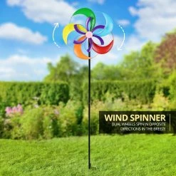 Deals β¨ New π€© Exhart Double Spinning Pinwheel Wind Spinner Garden Stake, 22 By 83 Inches π π₯ 19 Deals β¨ New π€© Exhart Double Spinning Pinwheel Wind Spinner Garden Stake, 22 By 83 Inches π π₯ -Exhart Shop Exhart Double Spinning Pinwheel Wind Spinner Garden Stake2C 22 by 83 Inches 8
