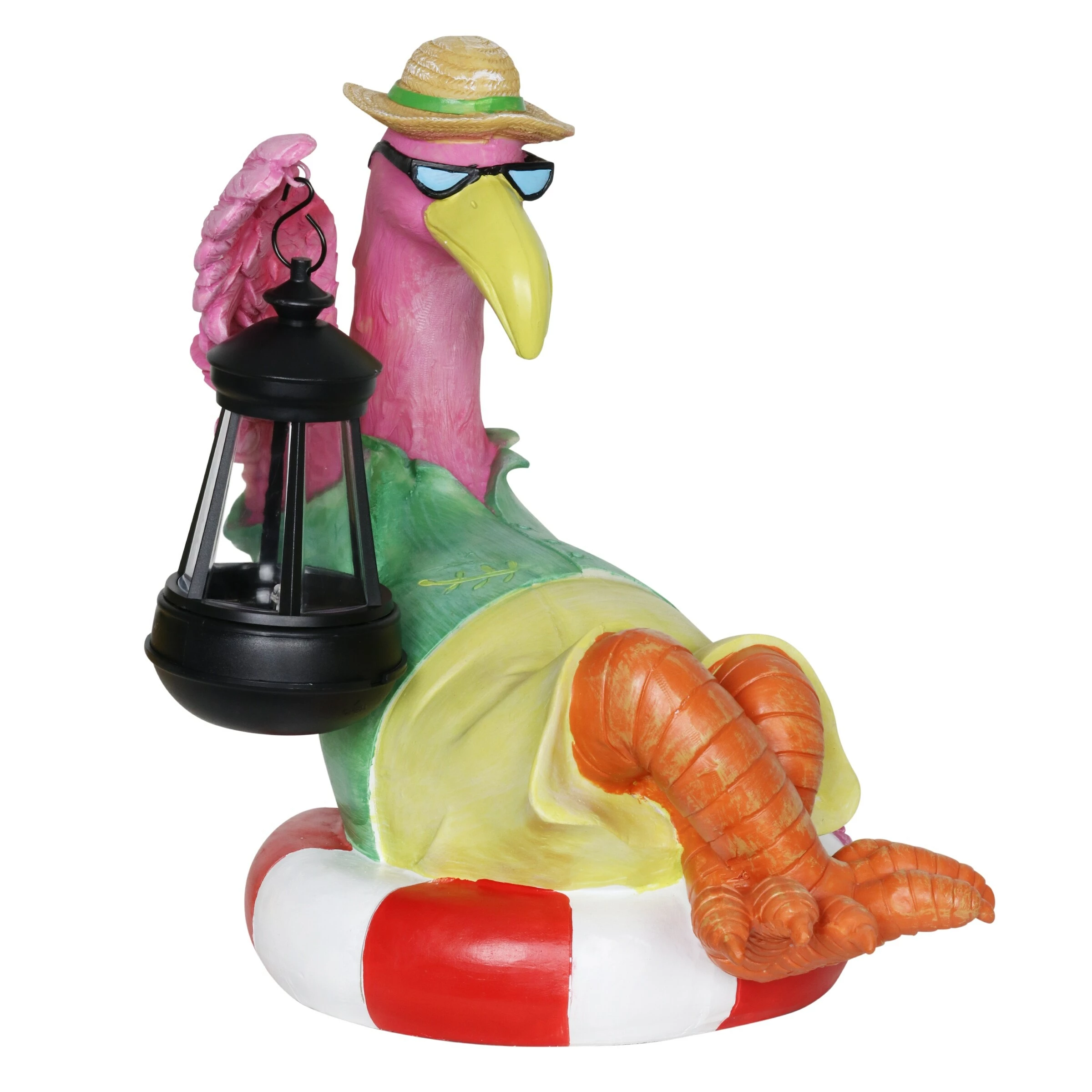 Cheap 𧨠Cheapest β€οΈ Exhart Flamingo Holding A Solar Lantern Garden Statue, 8 By 11 Inches π π€© - Image 11