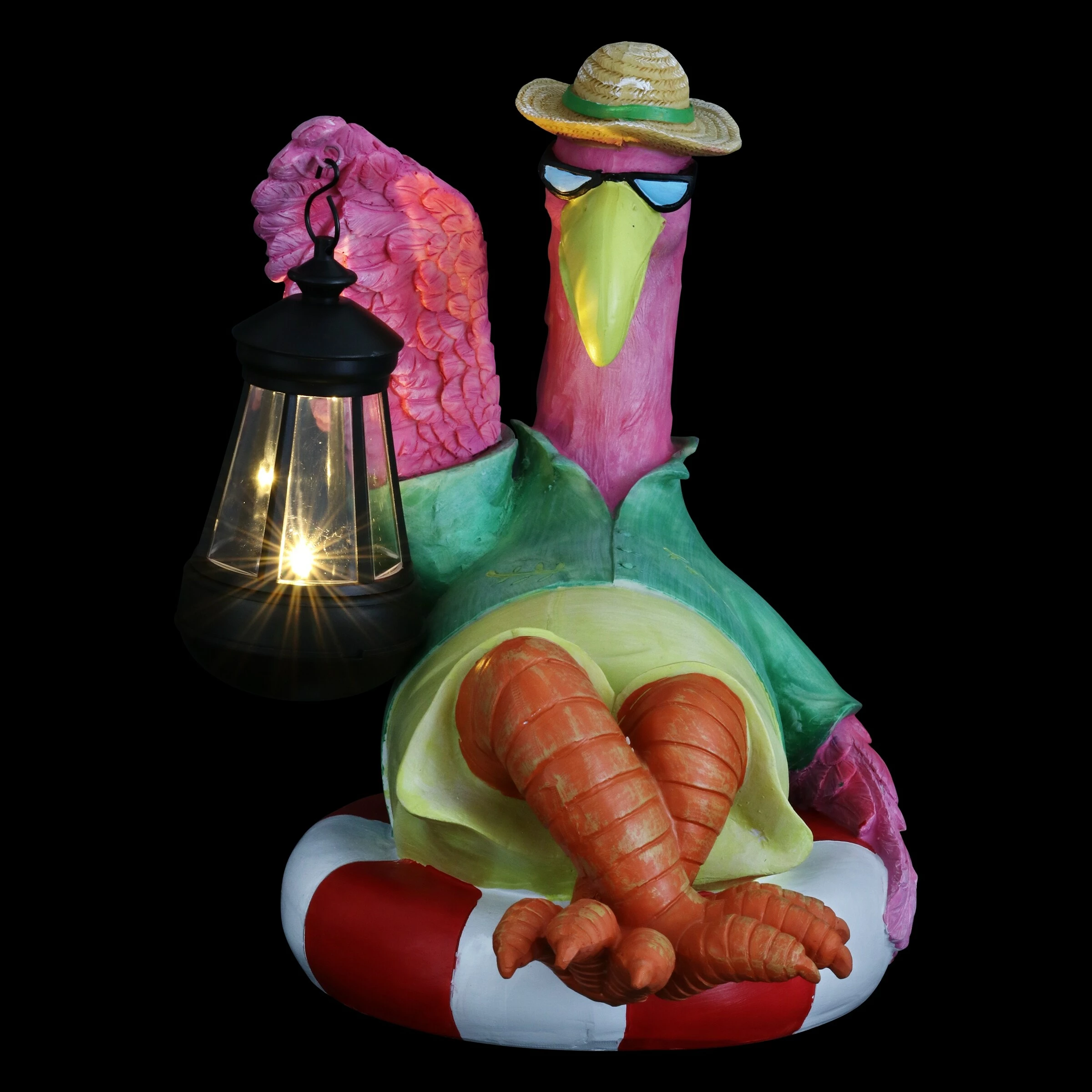 Cheap 𧨠Cheapest β€οΈ Exhart Flamingo Holding A Solar Lantern Garden Statue, 8 By 11 Inches π π€© - Image 13