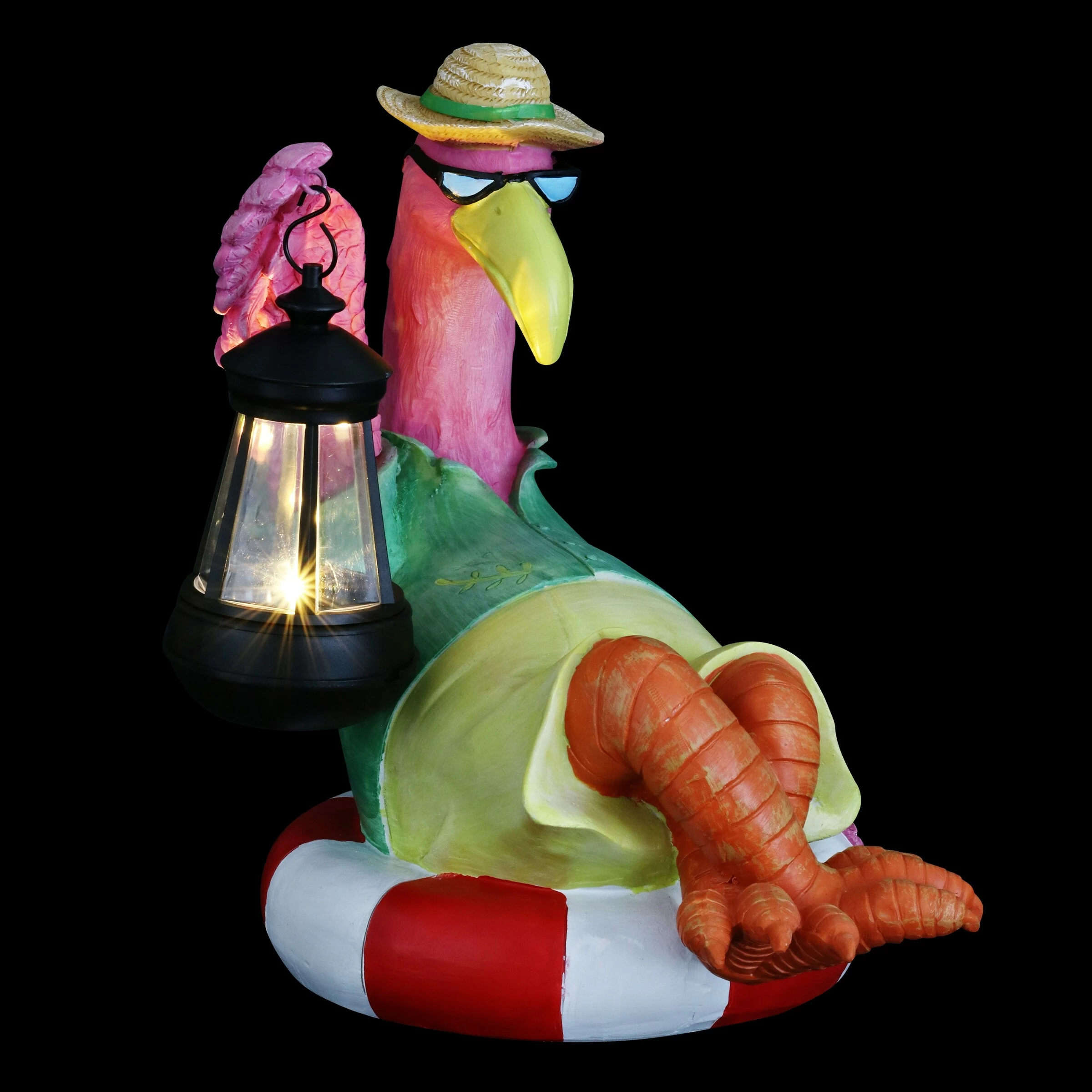 Cheap 𧨠Cheapest β€οΈ Exhart Flamingo Holding A Solar Lantern Garden Statue, 8 By 11 Inches π π€© - Image 14