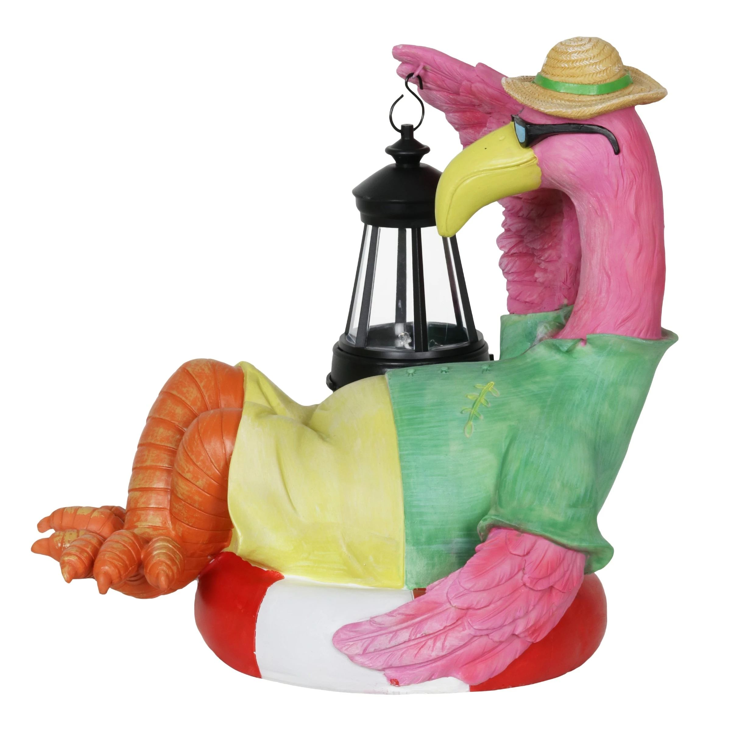 Cheap 𧨠Cheapest β€οΈ Exhart Flamingo Holding A Solar Lantern Garden Statue, 8 By 11 Inches π π€© - Image 8