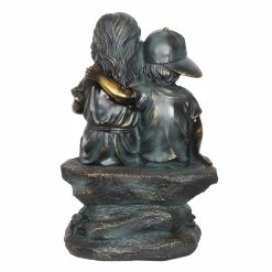 Promo 🧨 Best Pirce 🔔 Exhart Girl In Boy's Lap Bronze Look Statuary With Patina Finish, 21 Inch 😍 🔥 -Exhart Shop Exhart Girl in Boy27s Lap Bronze Look Statuary with Patina Finish2C 21 Inch 9