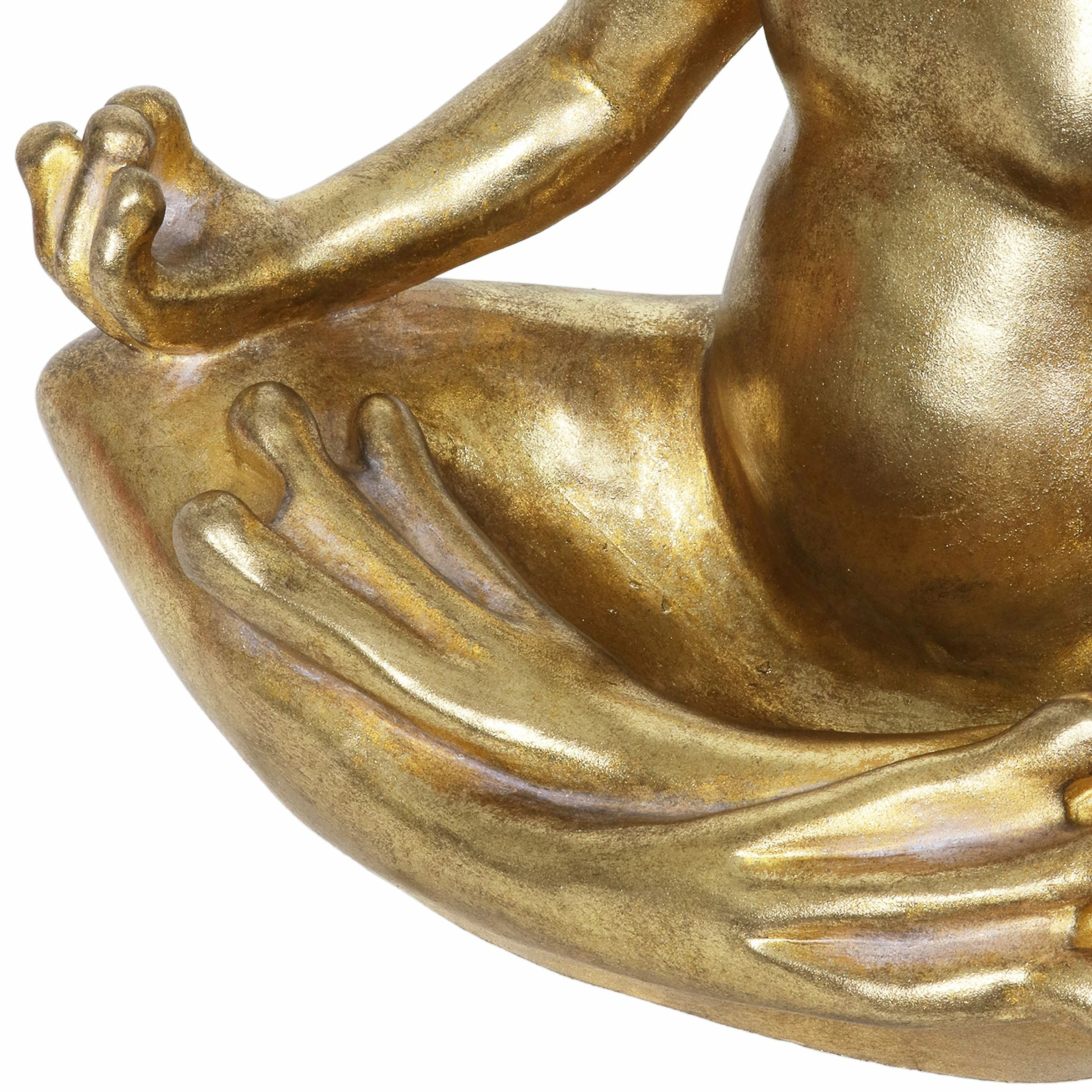 Best deal ๐ Promo ๐ Exhart Golden Meditating Yoga Frog Garden Statue, 14.5 Inches ๐ โญ - Image 5