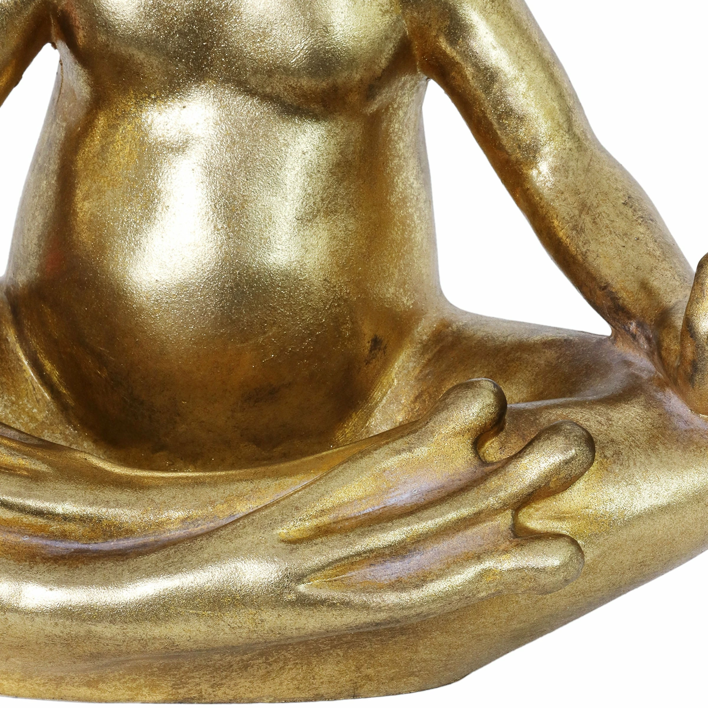 Best deal ๐ Promo ๐ Exhart Golden Meditating Yoga Frog Garden Statue, 14.5 Inches ๐ โญ - Image 7