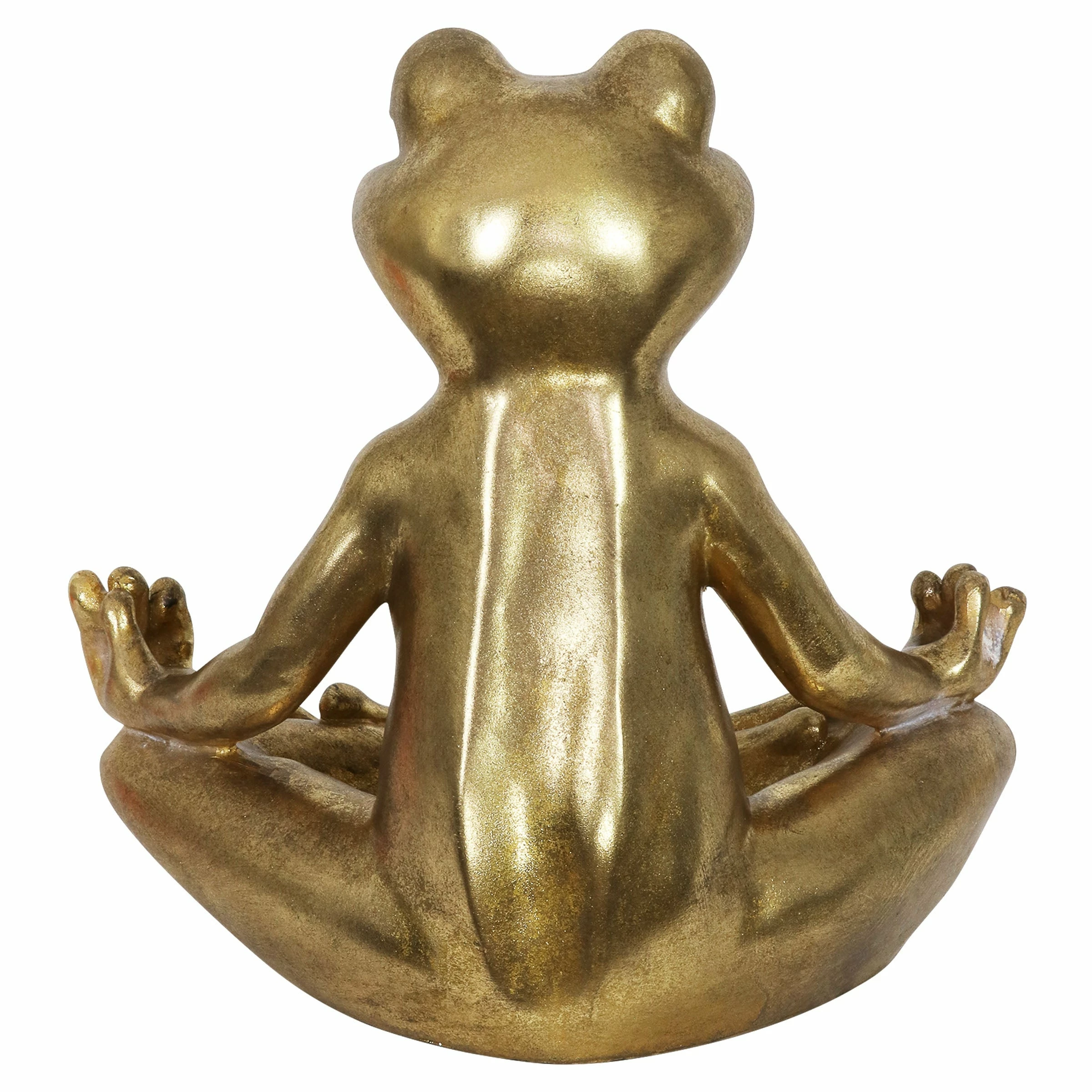 Best deal ๐ Promo ๐ Exhart Golden Meditating Yoga Frog Garden Statue, 14.5 Inches ๐ โญ - Image 10