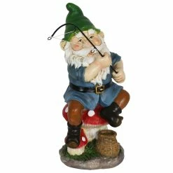 Top 10 🥰 Promo 😉 Exhart Good Time Fishing Frankie Green Hat Gnome Statue, 11 Inches 🛒 ⌛ -Exhart Shop Exhart Good Time Fishing Frankie Green Hat Gnome Statue2C 11 Inches 7