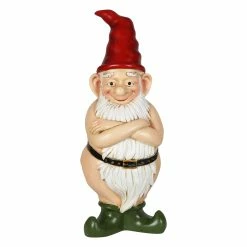 Hot Sale 😀 Best deal 👍 Exhart Good Time Naked Ned Gnome Garden Statue, 13 Inches Tall 🛒 🥰