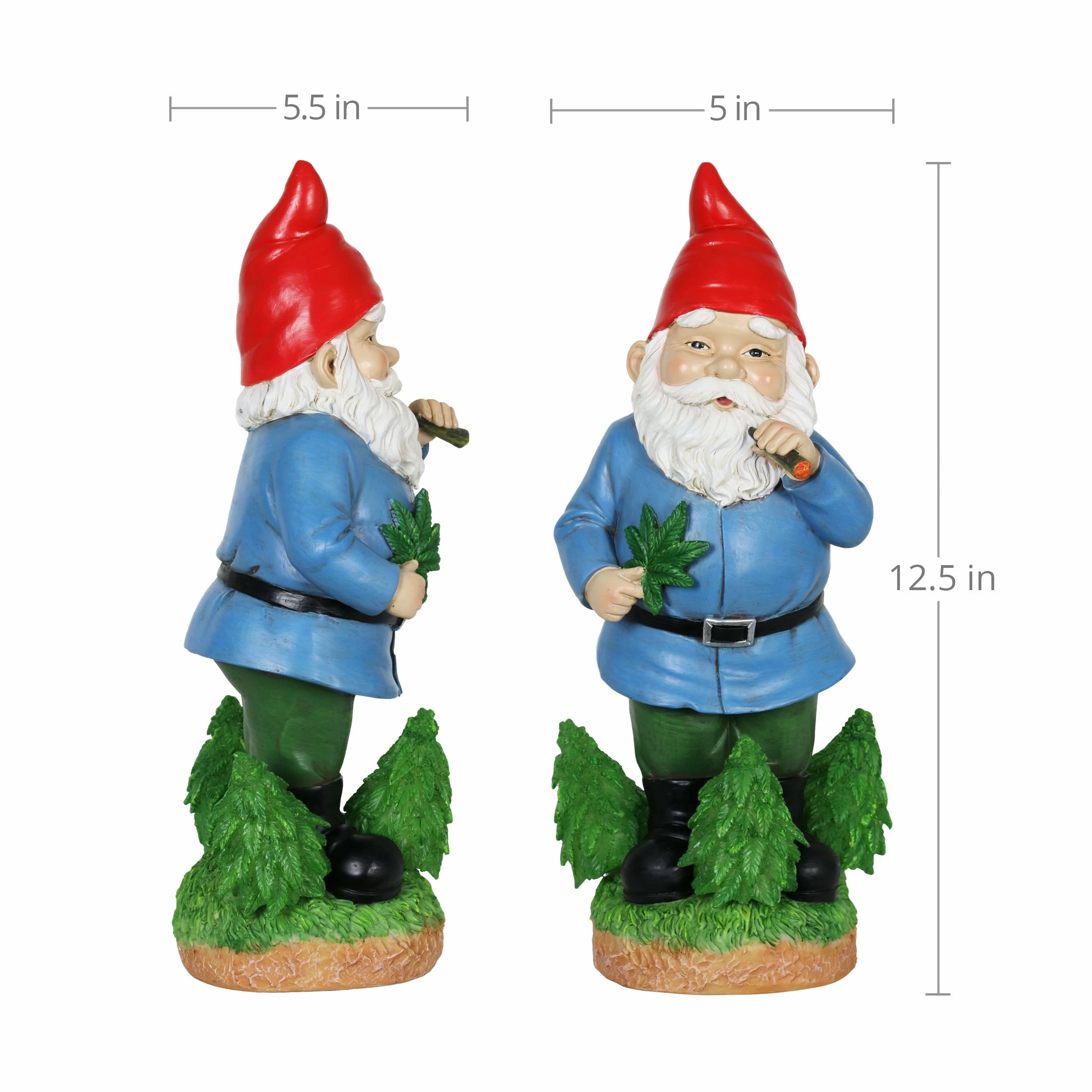 Promo π Wholesale π Exhart Good Time Nugg Gnome Statue Smoking Marijuana With Light Up LEDs On A Battery Timer, Indoor Or Outdoor, 12 Inches Tall π β - Image 4