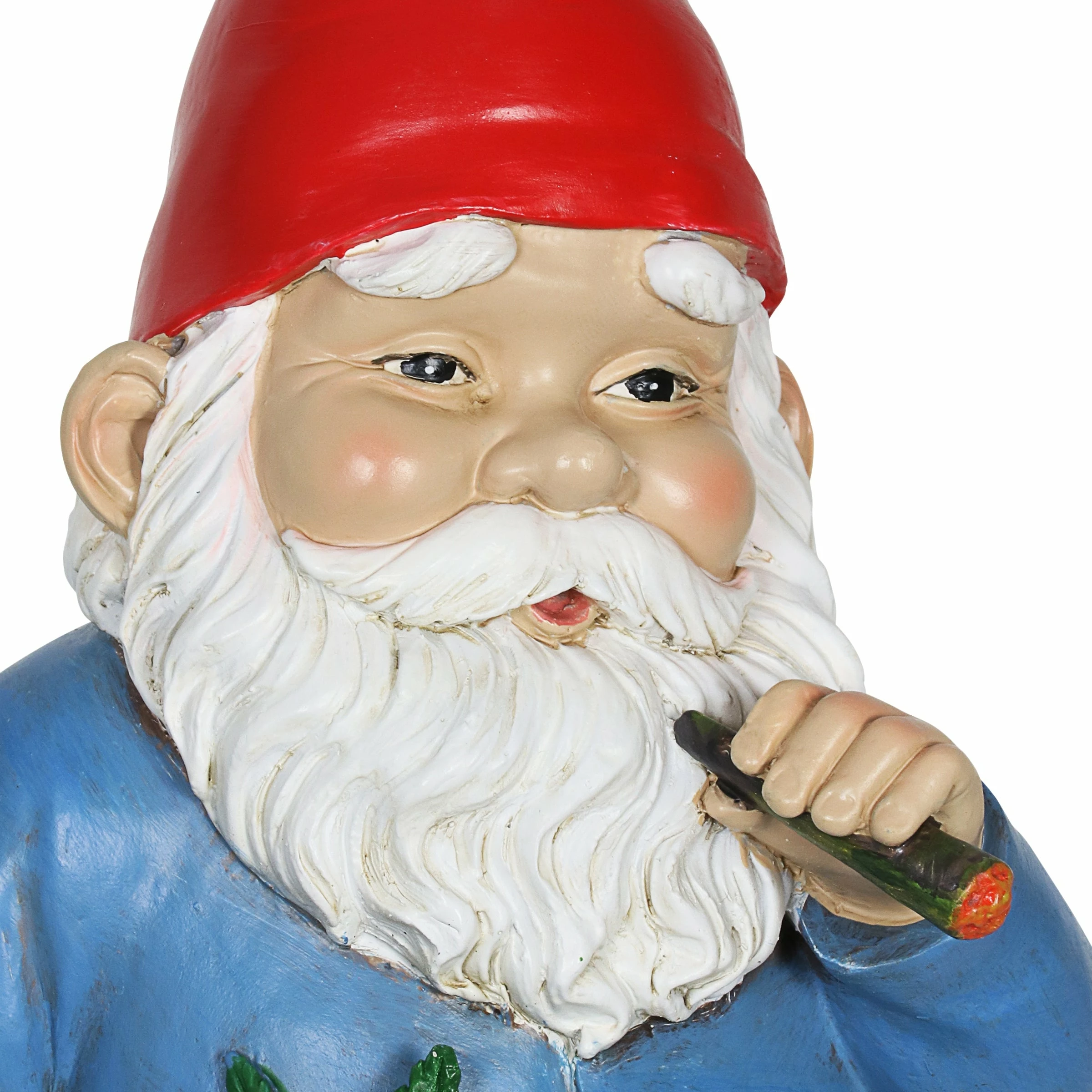 Promo π Wholesale π Exhart Good Time Nugg Gnome Statue Smoking Marijuana With Light Up LEDs On A Battery Timer, Indoor Or Outdoor, 12 Inches Tall π β - Image 6