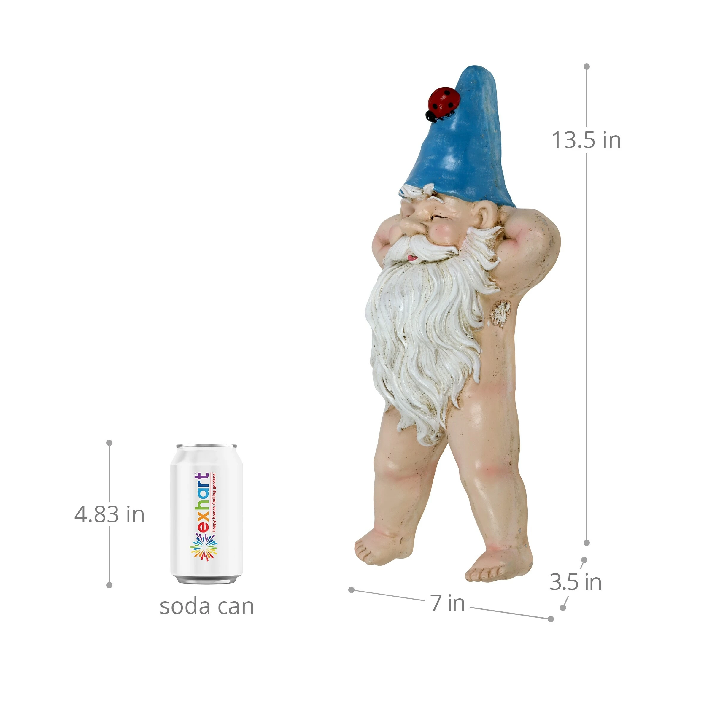 Hot Sale π₯° Brand new π Exhart Good Time Sunbathing Sal Pool Floater Gnome, 13 Inch π π₯° - Image 3
