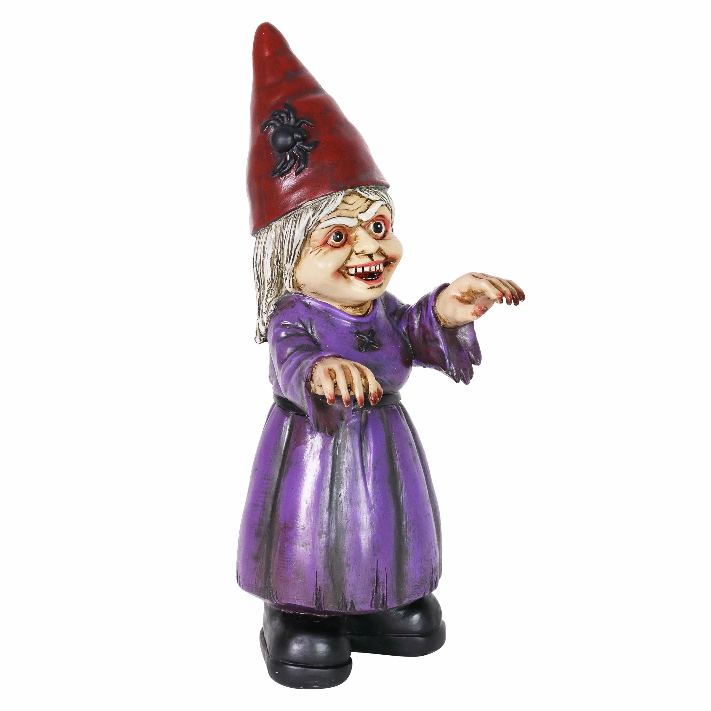 Flash Sale β Budget π Exhart π π§ Halloween Female Zombie Gnome Statue, 12 Inches Tall π π - Image 5