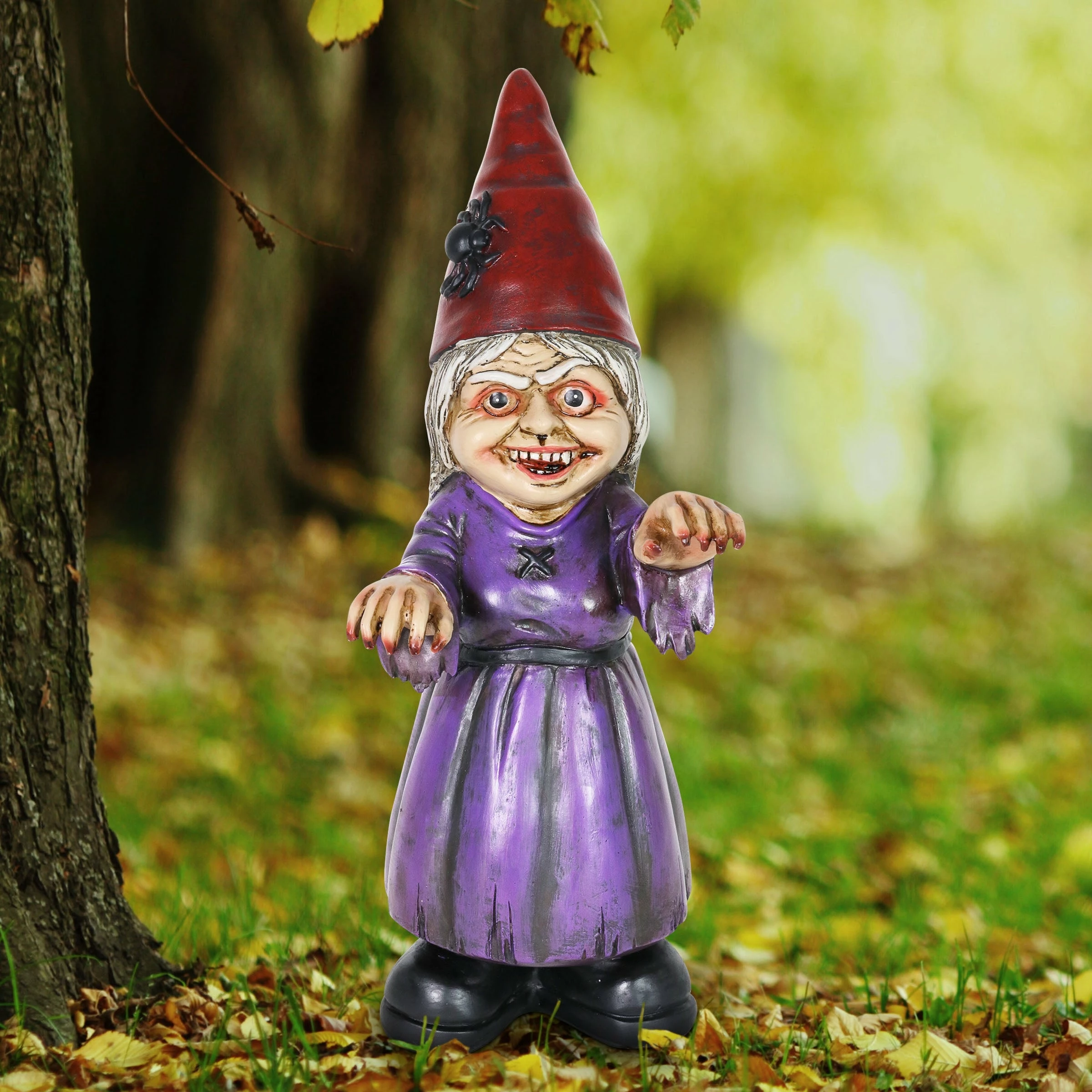 Flash Sale β Budget π Exhart π π§ Halloween Female Zombie Gnome Statue, 12 Inches Tall π π