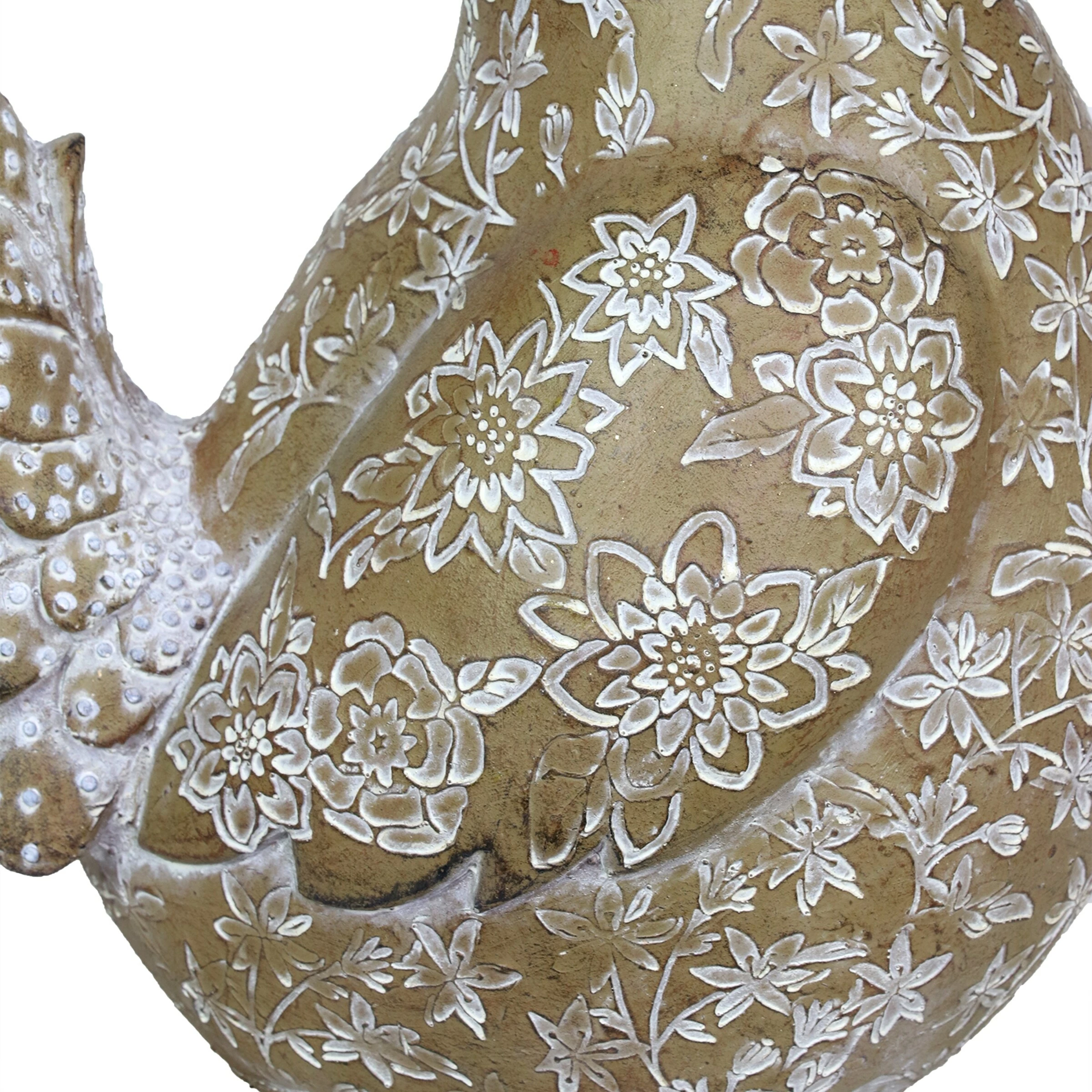 Promo βοΈ Buy 𧨠Exhart Hand Painted Brown Rooster Garden Statue, 12 Inch π βοΈ - Image 5