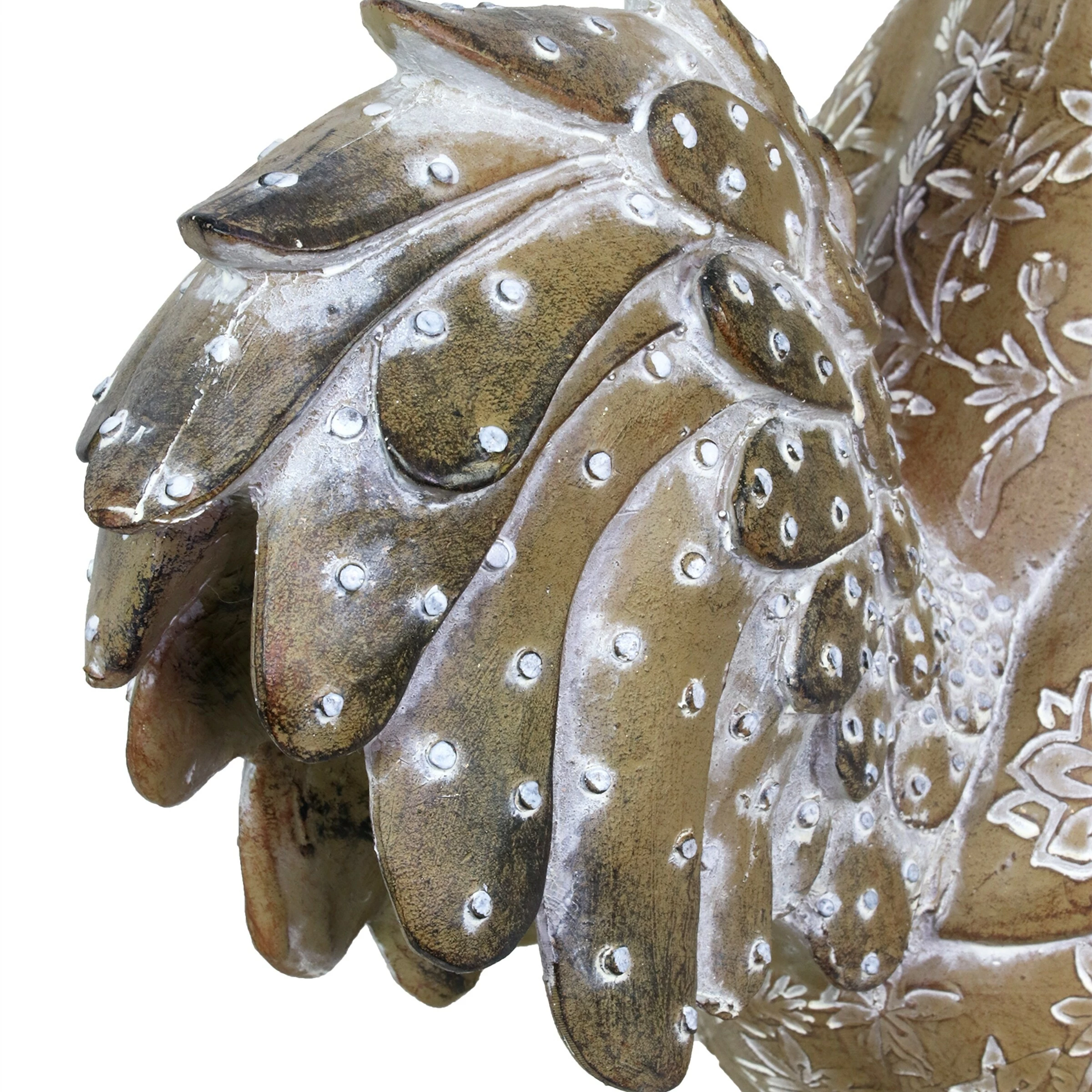 Promo βοΈ Buy 𧨠Exhart Hand Painted Brown Rooster Garden Statue, 12 Inch π βοΈ - Image 6