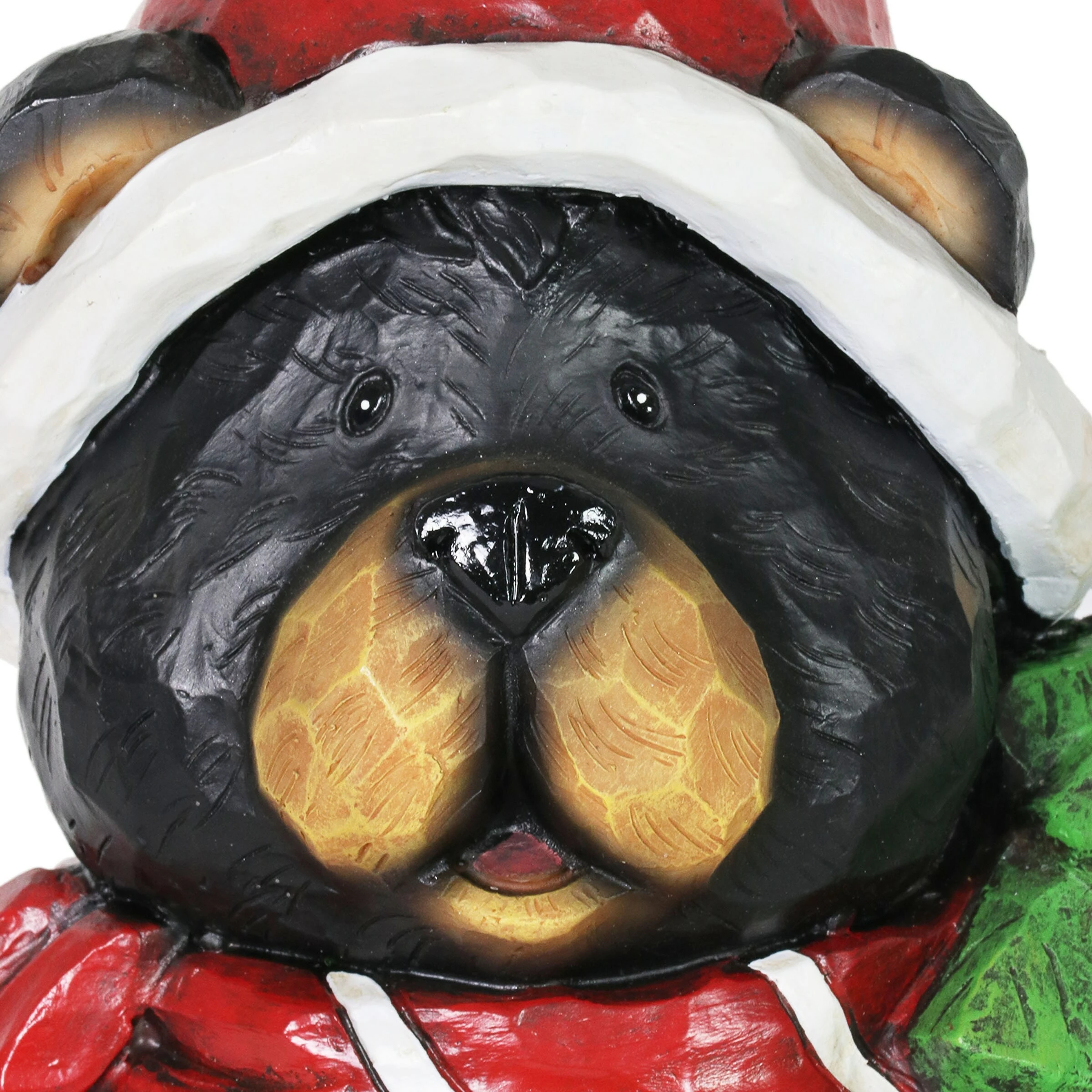 Buy π Discount β Exhart Hand Painted Holiday Bear Statue With Welcome Sign And π π Christmas Tree, 11.5 Inches 𧨠π - Image 4