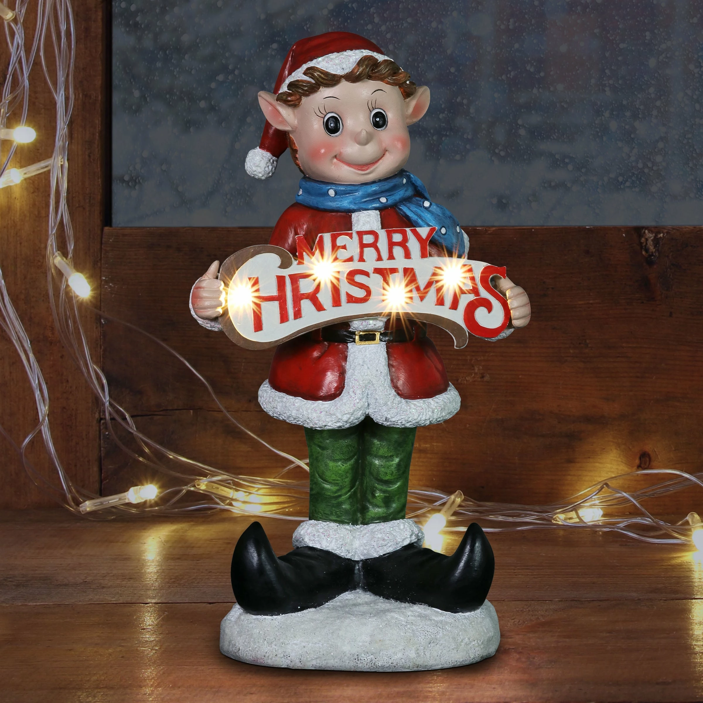Best reviews of π₯ Promo β Exhart Hand Painted Holiday Elf With LED Merry π
π
Christmas Sign Statuary On A Battery Powered Timer, 14.5 Inches β β - Image 11