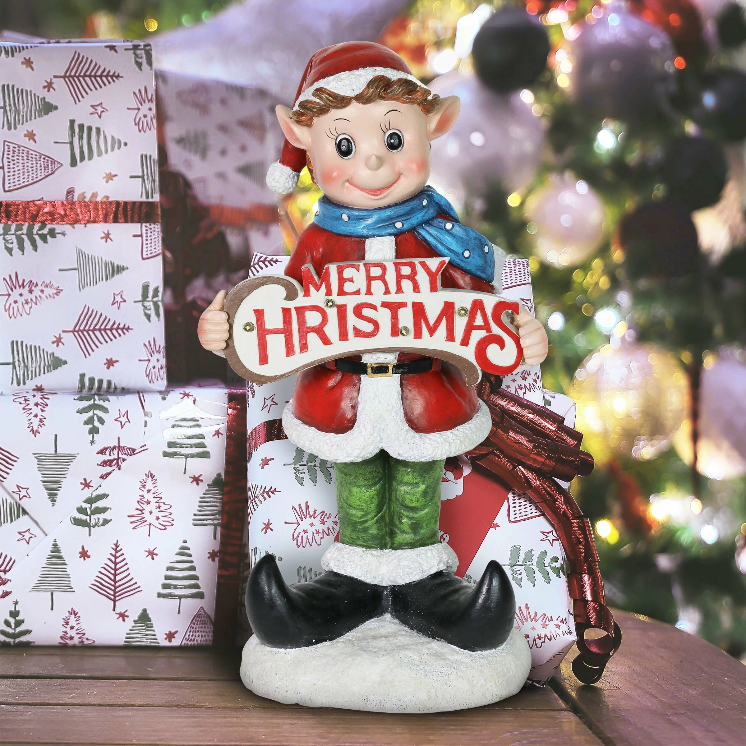 Best reviews of π₯ Promo β Exhart Hand Painted Holiday Elf With LED Merry π
π
Christmas Sign Statuary On A Battery Powered Timer, 14.5 Inches β β