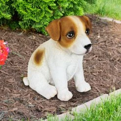 Cheapest 💯 Deals 🎁 Exhart Hand Painted Jack Russell Puppy Statuary, 6.5 Inch 👏 🔥