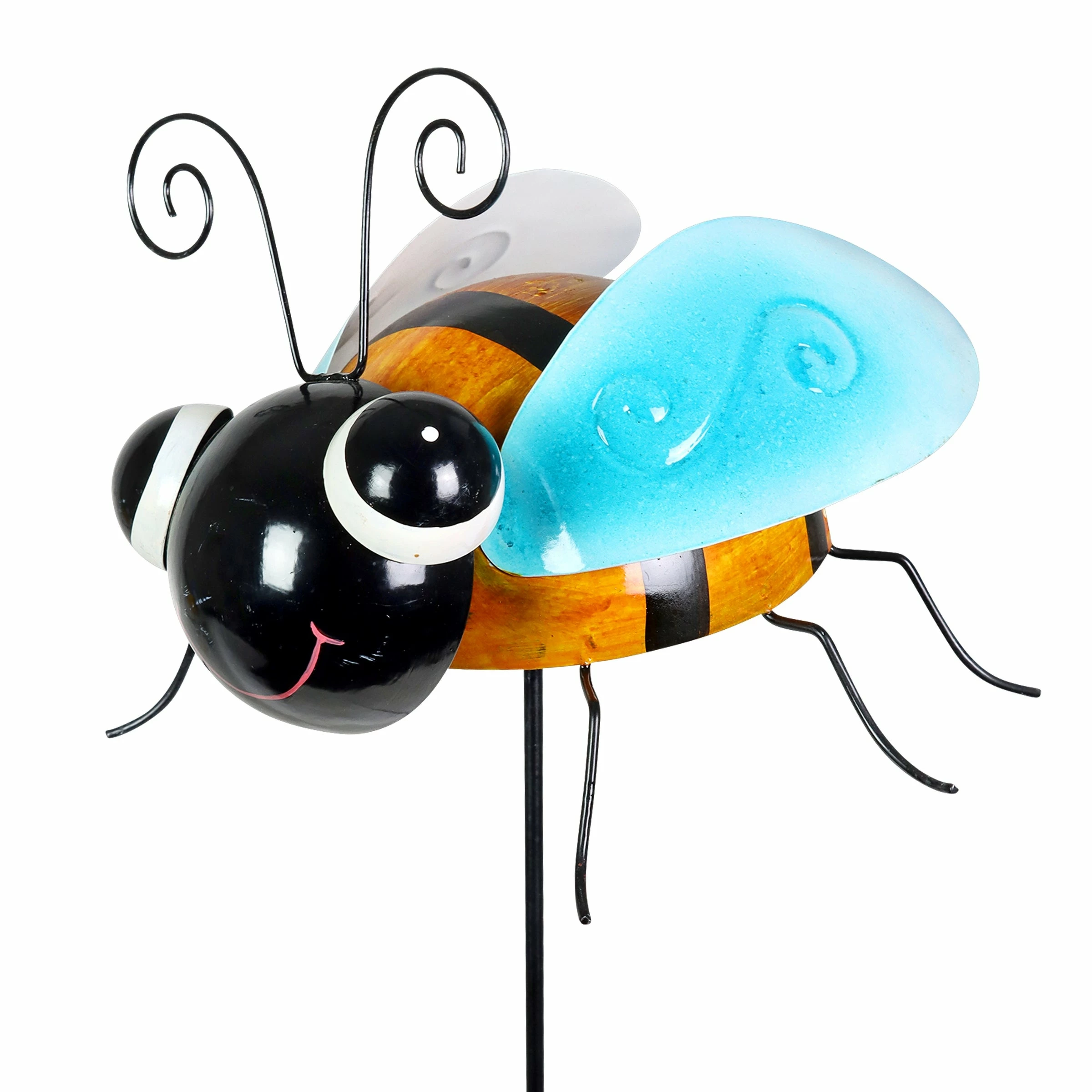 Best Sale ๐ Budget ๐ Exhart Hand Painted Metal Bee Garden Stake, 8.5 By 36 Inches ๐ ๐ - Image 2