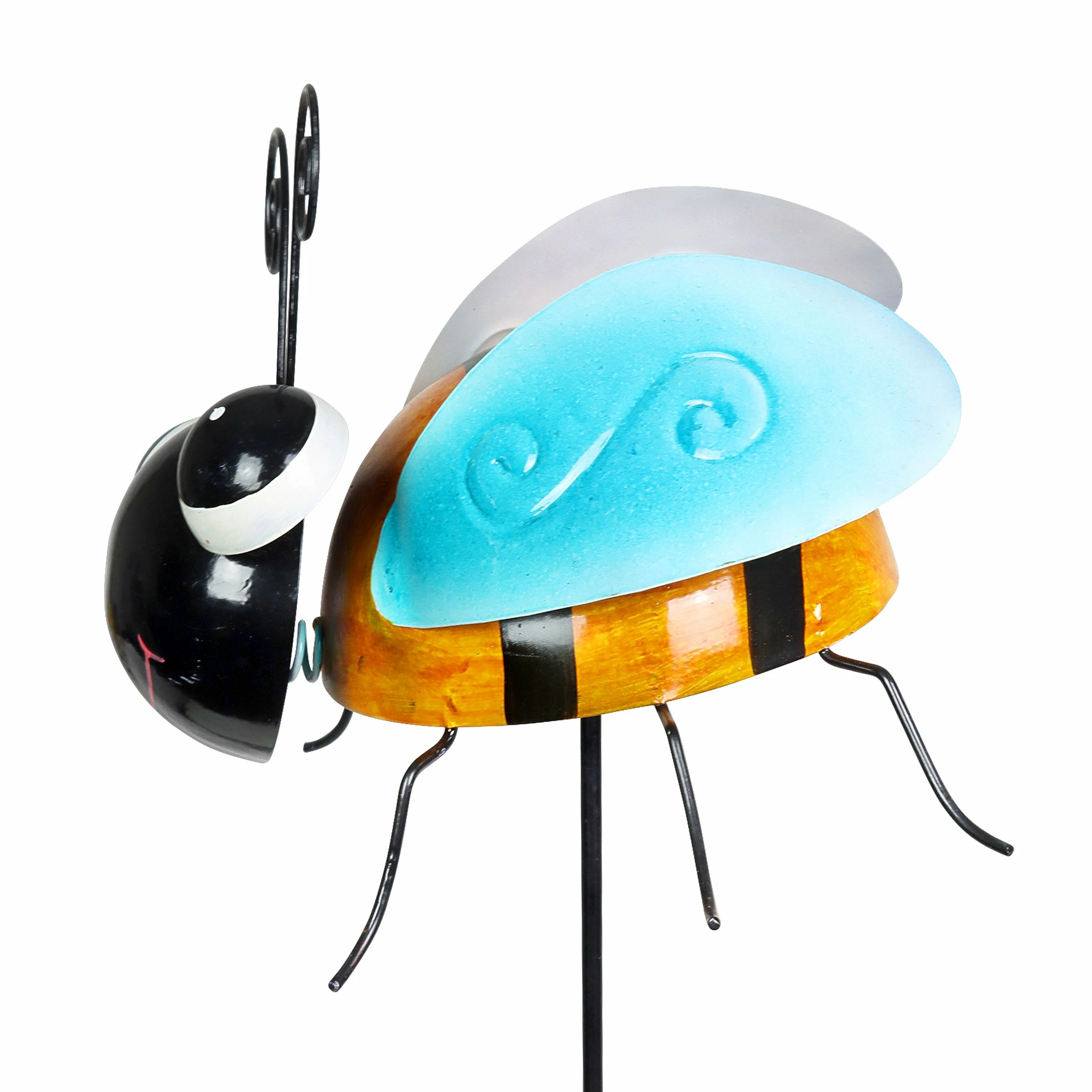 Best Sale ๐ Budget ๐ Exhart Hand Painted Metal Bee Garden Stake, 8.5 By 36 Inches ๐ ๐ - Image 7