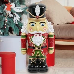 Top 10 🧨 Outlet 👍 Exhart Hand Painted Nutcracker Soldier With LED Uniform On A Battery Powered Automatic Timer, 12 Inch 🛒 🎉